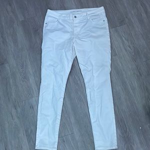 Midrise white rockstar jean